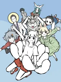 珊瑚墓志漫画改编标本图，珊瑚枝与石刻纹理示意